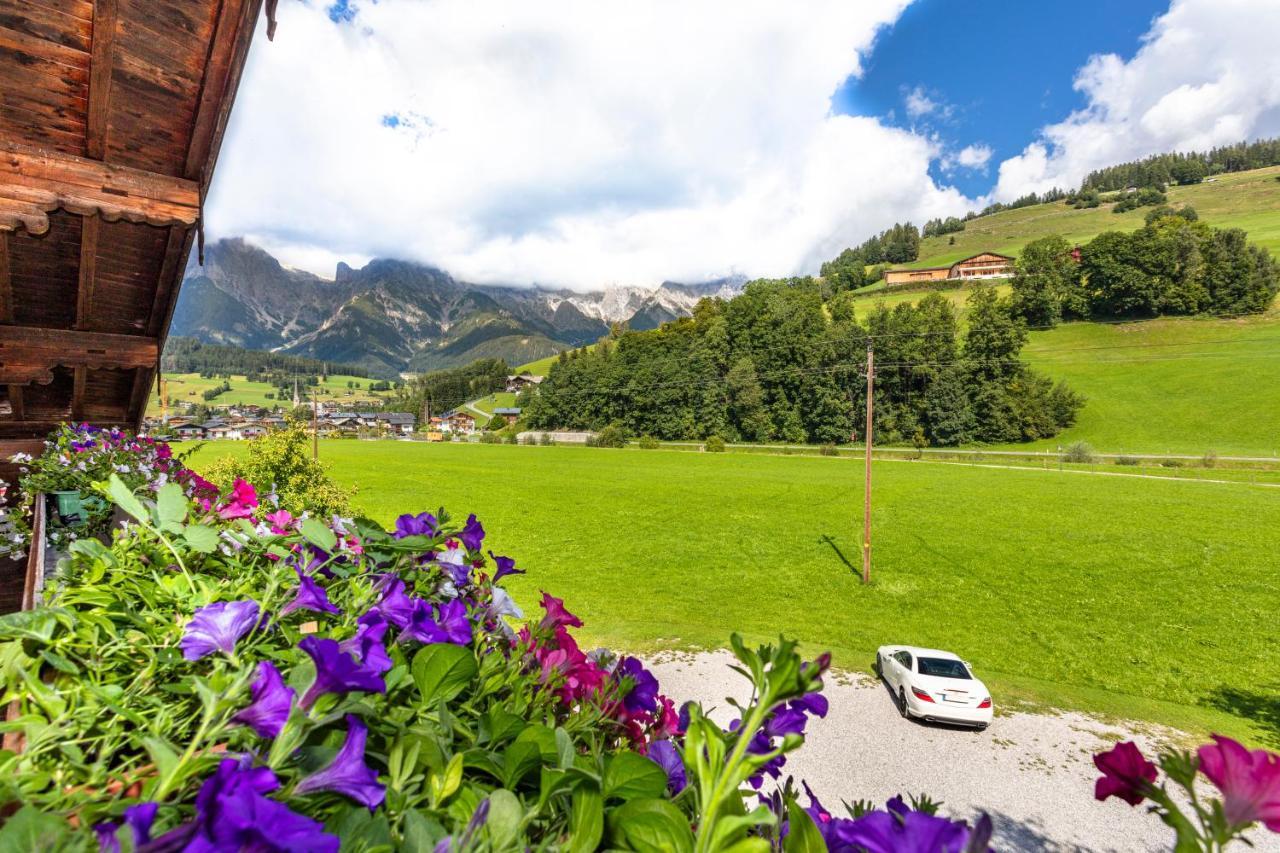 Apartamento Biobauernhof Stegerbauer Maria Alm am Steinernen Meer Exterior foto
