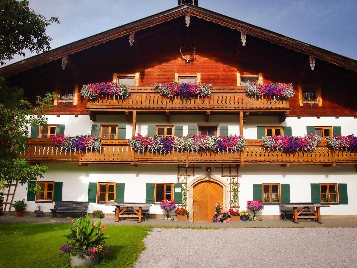 Apartamento Biobauernhof Stegerbauer Maria Alm am Steinernen Meer Exterior foto