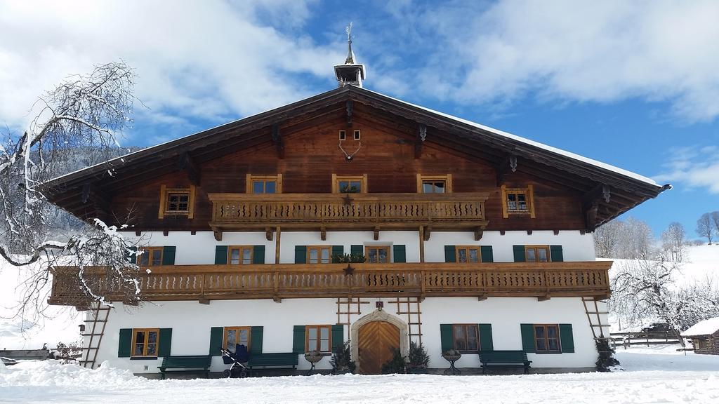 Apartamento Biobauernhof Stegerbauer Maria Alm am Steinernen Meer Exterior foto