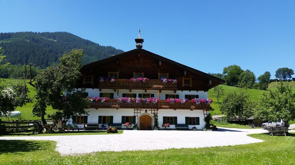 Apartamento Biobauernhof Stegerbauer Maria Alm am Steinernen Meer Exterior foto